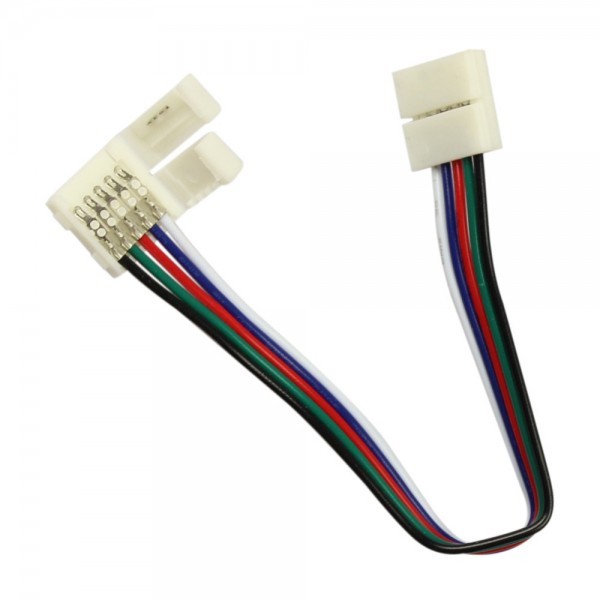 Conector empalme rápido con Cable tira Led 10mm (SMD5050) RGB-W